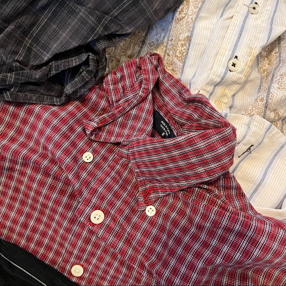 14 Button Ups Various Brands/Patterns/Colors - image 2